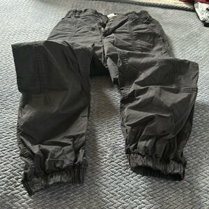 Black cargo juniors pants